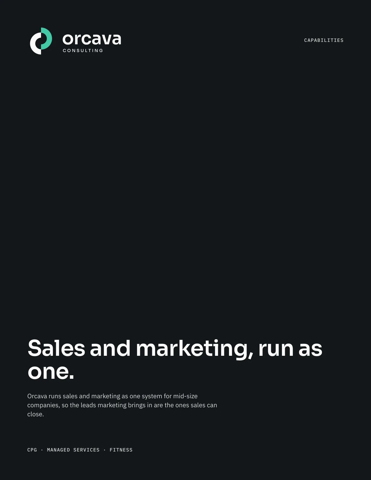 Capabilities brochure preview